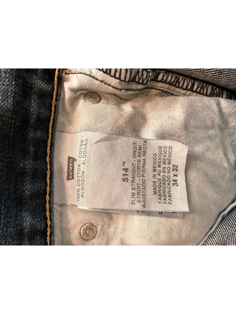 Levi’s 514 Slim Straight Men’s Jeans W34 L32